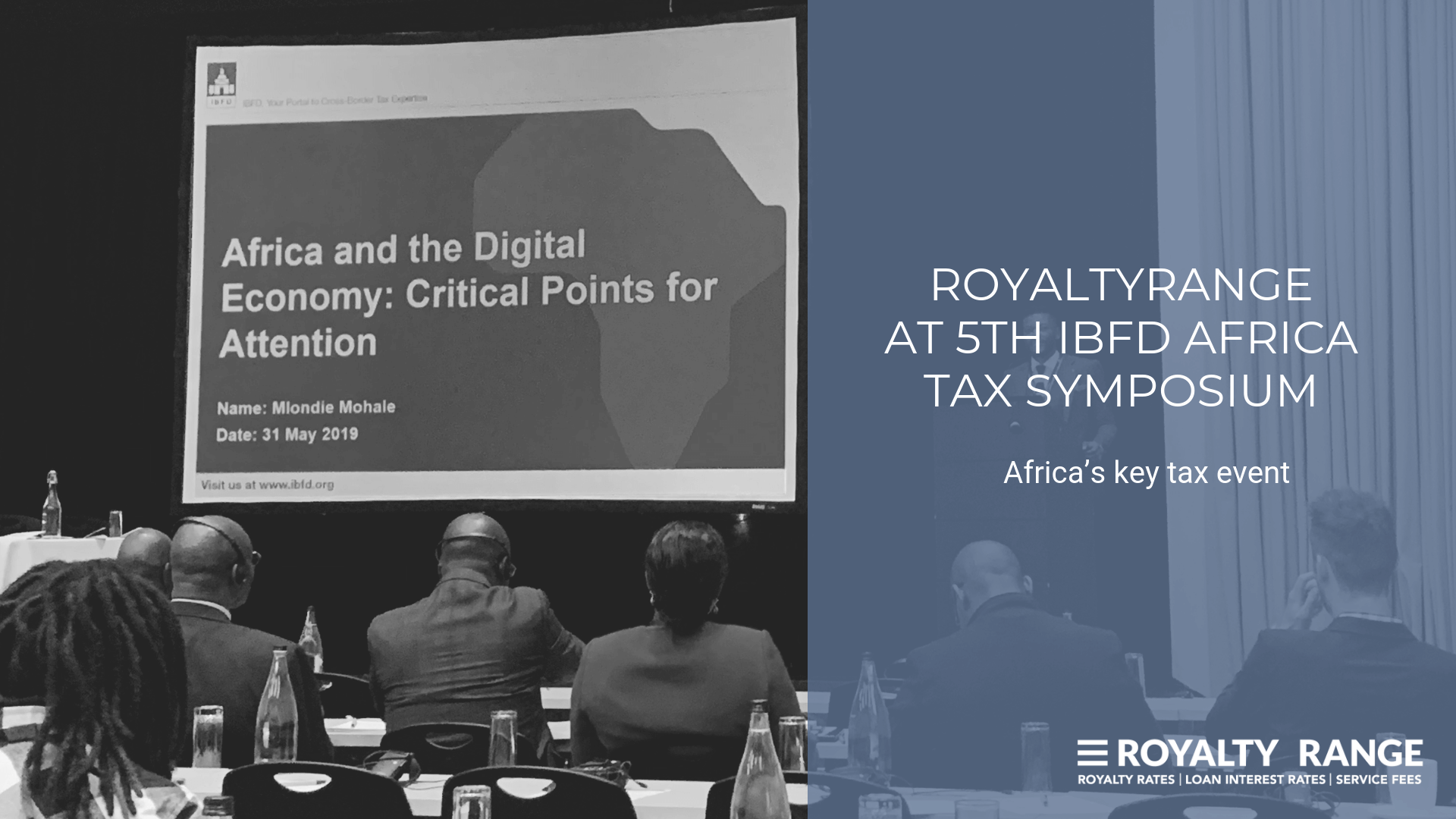 ROYALTYRANGE AT 5TH IBFD AFRICA TAX SYMPOSIUM